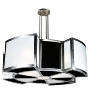 Meyda Tiffany 103374 Platinum Contemporary / Modern Eight Light Down Lighting Chandelier 103374    
