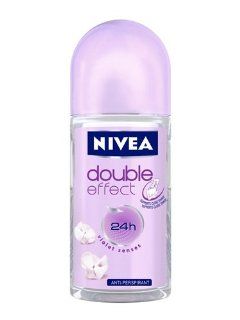 Nivea Double Effect Deodorant Roll On, 1.7 Fluid Ounce (Pack of 2) Health & Personal Care