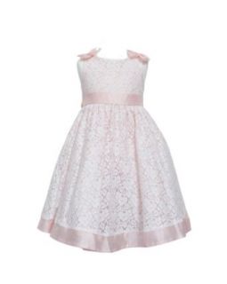 Clothes Effect Girls Sleeveless Floral Lace Sash Waist Inside Mesh Lining Dress Special Occasion Dresses Clothing