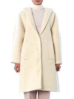 Collarless mohair wool coat  Giambattista Valli  