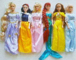 Princess Doll Collection   Set of 6 Toys & Games