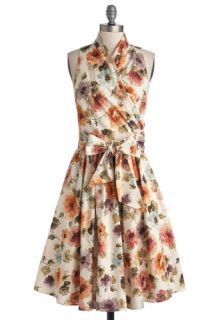 Front Perch Swing Dress in Garden  Mod Retro Vintage Dresses
