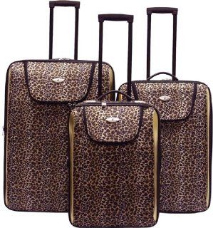 3pcs Leopard Luggage Set 