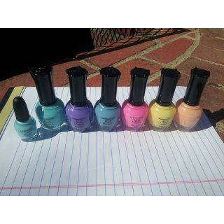 Kleancolor Nail Lacquers 6 Color   *NEW* Pastel Spring Collection Health & Personal Care