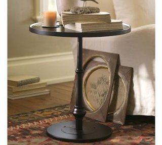 Pottery Barn Sylvia Pedestal Accent Table   End Tables