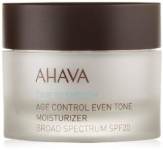 AHAVA Time to Smooth Age Control Even Tone Moisturizer Broad Spectrum SPF 20, 1.7 fl. oz. Beauty
