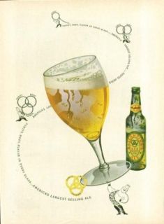 Purity Body Flavor in every glass Ballantine Ale ad 1948 strongman Entertainment Collectibles
