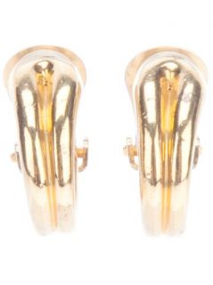 Lanvin Vintage Clip On Earrings   House Of Liza