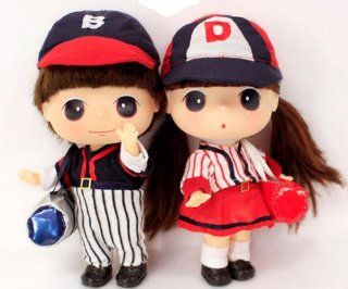 Ddung & Bong gu 7" Baseball Coupleⅰ Cute Doll Figure Collectible Toy Girl Kawaii Best Gift for Everyone Ship Worldwide Toys & Games