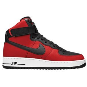 Nike Air Force 1 High 07   Mens   Basketball   Shoes   Black/University Red