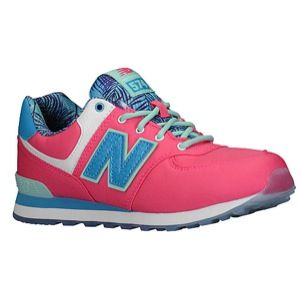 New Balance 574   Girls Grade School   Running   Shoes   Pink/Blue
