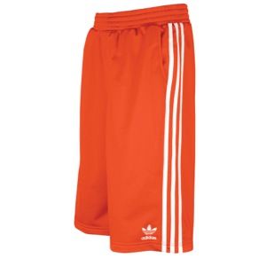 adidas Originals Adi Tricot Shorts   Mens   Casual   Clothing   Collegiate Orange/White
