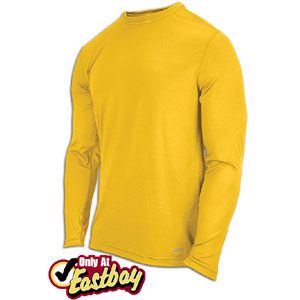  EVAPOR Fitted Long Sleeve Crew   Mens   Training   Clothing   Gold