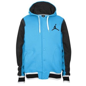 Jordan The Varsity Hoodie 2.0   Mens   Basketball   Clothing   Vivid Blue/Black/White