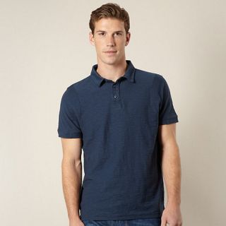 RJR.John Rocha Designer navy textured polo shirt