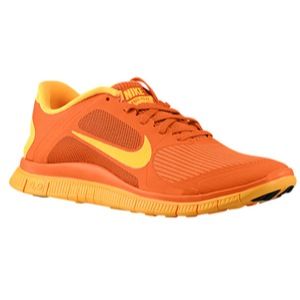 Nike Free 4.0 V3   Mens   Running   Shoes   Urban Orange/Laser Orange