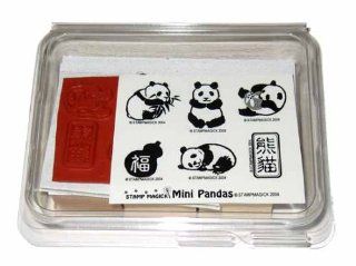 Chinese Panda Rubber Stamp Kit