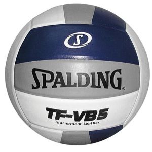 Spalding TF VB5 NFHS Volleyball   Volleyball   Sport Equipment   Navy/Silver/White