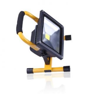 LE 20W Rechargeable Portable LED Work Light, Flood Light, Daylight White    