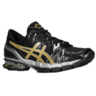 ASICS Gel   Kinsei 5   Mens   Running   Shoes   Black/Gold/Silver