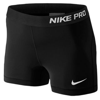 Nike Pro 3 Compression Shorts   Womens   Training   Clothing   Black/White
