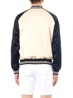 Contrast panel satin bomber jacket  Marc by Marc Jacobs  MAT
