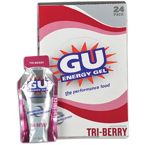 Sports Street GU Energy Gel 24 Pack   Running   Sport Equipment   Tri Berry