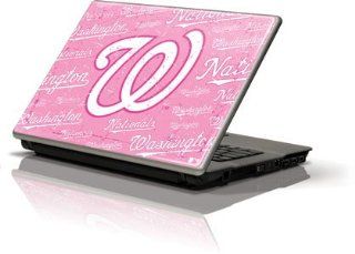 MLB   Washington Nationals   Washington Nationals   Pink Cap Logo Blast   Generic 12in Laptop (10.6in X 8.3in)   Skinit Skin Electronics