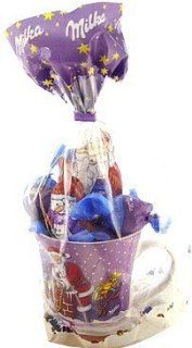Milka Assorted Chocolates in Christmas decorated mug ( 145 g )  Chocolate Assortments And Samplers  Grocery & Gourmet Food