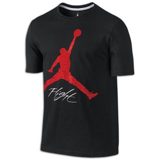 Jordan Flight Jumpman T Shirt   Mens   Basketball   Clothing   Black/Gym Red