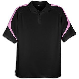  EVAPOR Performance Polo   Mens   For All Sports   Clothing   Black/Medium Pink