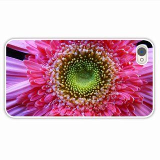 Custom Make Iphone 4 4S Macro Flower Petals Bright Light Of Hard White Case Cover For Everyone Cell Phones & Accessories