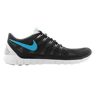 Nike Free 5.0 2014   Mens   Running   Shoes   Black/Dark Turquoise/White/Dark Grey