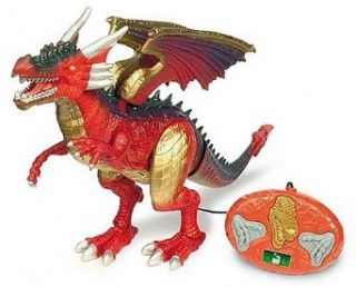 MIGHTY MEGASAUR REMOTE CONTROL RED DRAGON Toys & Games