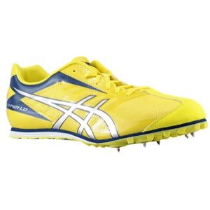ASICS� Hyper LD 5   Mens   Track & Field   Shoes   Flash Yellow/Silver/Navy