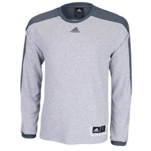 adidas Team Climalite Speed Shooting Shirt   Mens   Basketball   Clothing   Medium Grey Heather/Lead