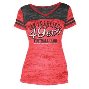 Touch NFL Burnout V Neck Football T Shirt   Womens   Football   Clothing   Chicago Bears   Multi
