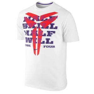 Nike Kobe Half Will Half Skill T Shirt   Mens   Basketball   Clothing   White/Court Purple