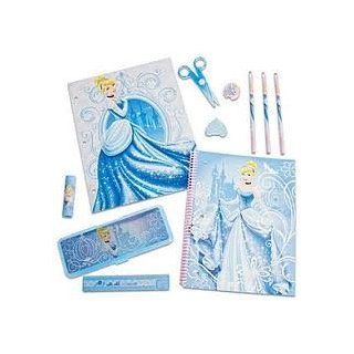 Cinderella Stationary Supply Kit, Includes the Following 1 Folder, 1 Notebook (50 Sheets), 1 Pencil Case, 1 Ruler, 3 Pencils, 1 Eraser, 1 Pencil Sharpener, 1 Glue Stick, 1 Pair of Scissors  Other Products  