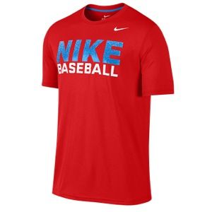 Nike Graphic Baseball T Shirt   Mens   Baseball   Clothing   Chile Red/Photo Blue