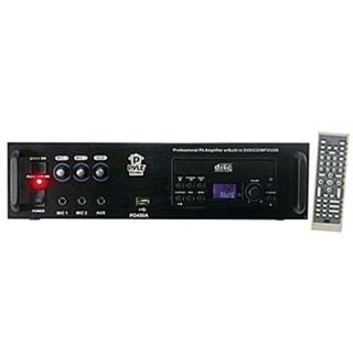 Pyle PD450A Professional PA Amplifier With Bulit In DVD/CD//USB/70V Output, 400 W