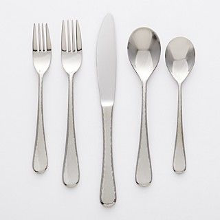 Ginkgo Shimmer 20 Piece Flatware Set's