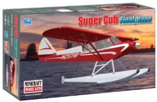 Minicraft Piper Super Cub Floatplane 1/48 Scale Toys & Games