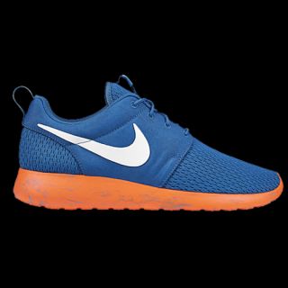 Nike Roshe Run   Mens   Running   Shoes   Military Blue/Vivid Blue/Total Orange/White