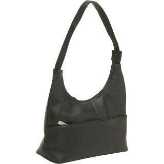 Le Donne Leather Front Zip Hobo