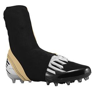 2Tone Cleat Covers Cover 2 Cleat Covers   Mens   Football   Sport Equipment   Black/Vegas Gold