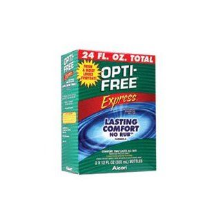 Opti Free Express, Lasting Comfort No Rub, Multi Purpose Disinfecting Solution, 4 fl oz Health & Personal Care