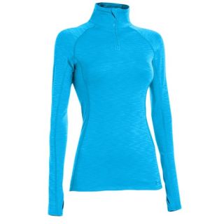 Under Armour Coldgear Cozy 1/4 Zip   Womens   Training   Clothing   Pirate Blue