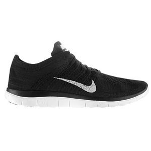 Nike Free 4.0 Flyknit   Mens   Running   Shoes   Black/Dark Grey/White