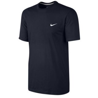 Nike Swoosh S/S T Shirt   Mens   Casual   Clothing   Obsidian/Grey Heather/White